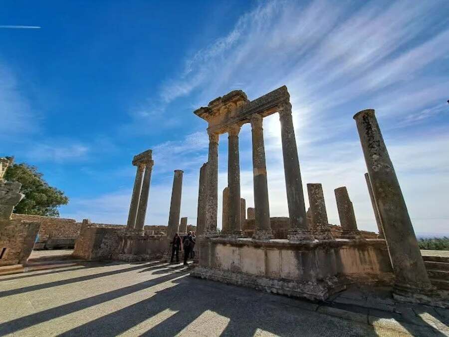 Visite privée de Dougga en demi Journée depuis Tunis ou Hammamet