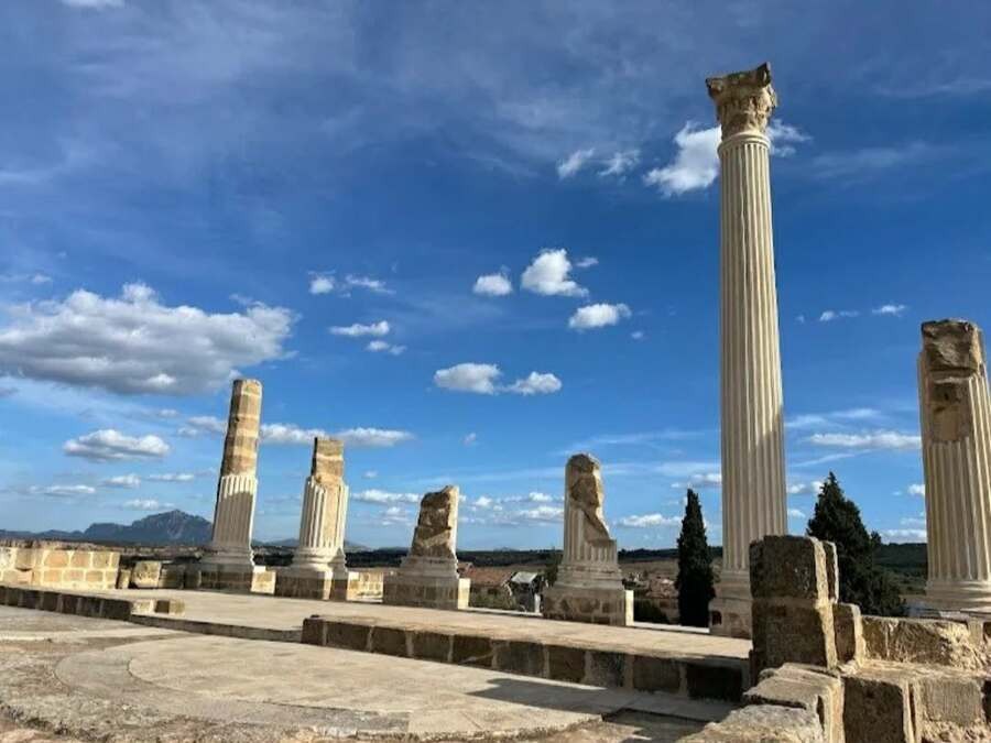 Depuis le port de la Goulette: Viste guidée d'Oudhna et de Zaghouan