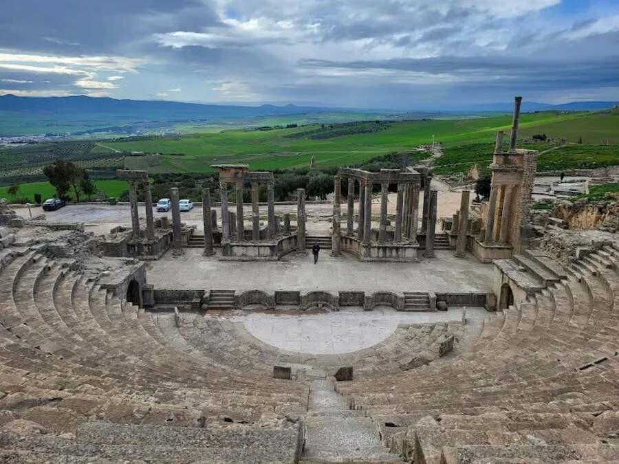 Journée entière Dougga Bulla Regia via Testour départ de Tunis ou de Hammamet