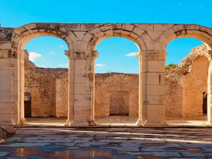 Visite privée au centre-ouest de la Tunisie avec déjeuner: Kesra et Makthar départ de Tunis ou de Hammamet